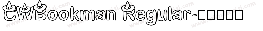CWBookman Regular字体转换